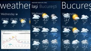 aplicatii meteo - Weather Tile WP